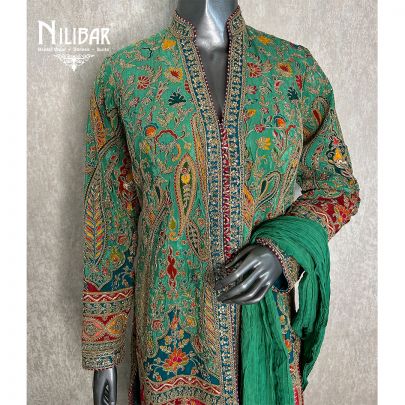 Jungle Green Garara Suit