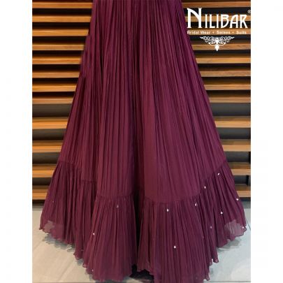 Magenta Cape Style Gown