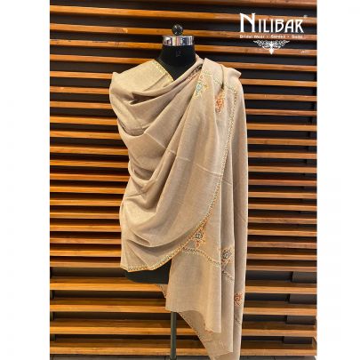 Biscuit Pure Pashmina Shawl