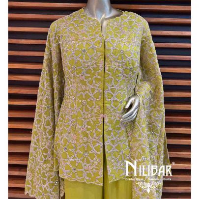 Multicolor Handloom Parrot checks Co-ord Set