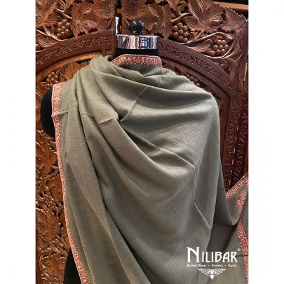 Laurel Green Pure Pashmina Shawl