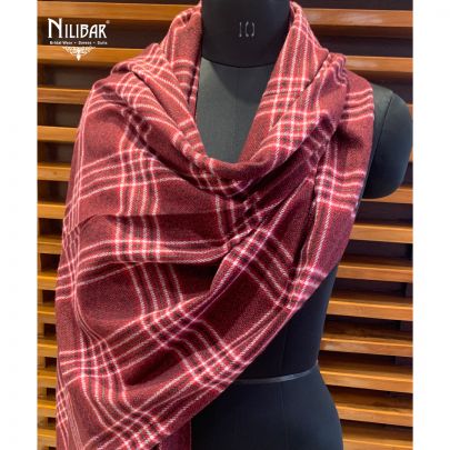 Maroon Cashmere Stole