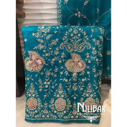 Rama Green Organza Suit