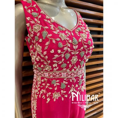 Hot Pink Net Jumpsuit