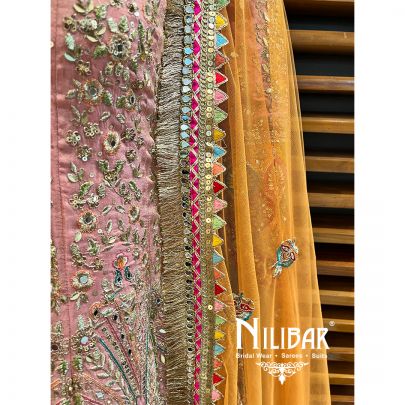 Baby Pink Silk Suit