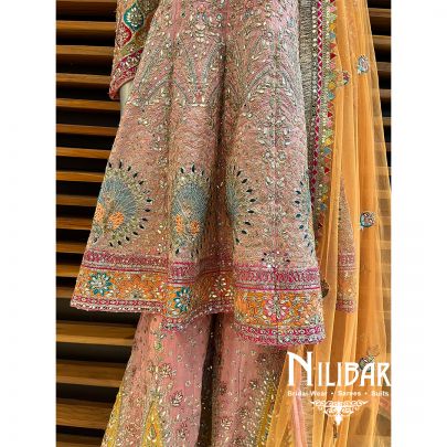 Baby Pink Silk Suit