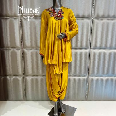 Yellow Satin Suit
