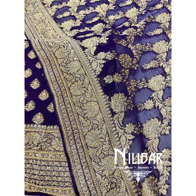 Violent Georgette Unstitched Suit