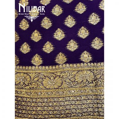 Violent Georgette Unstitched Suit