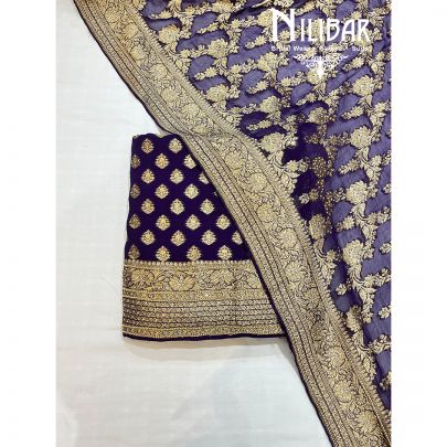 Violent Georgette Unstitched Suit