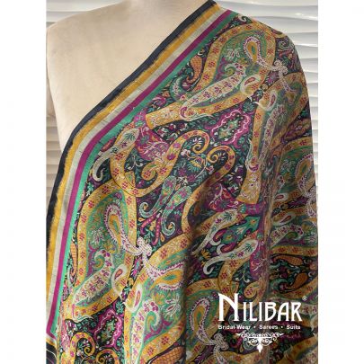 Multicolor Jamdani Silk Dupatta