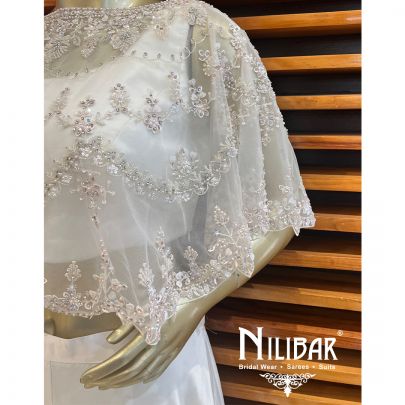 White Silk Indo Western Co-ord Set