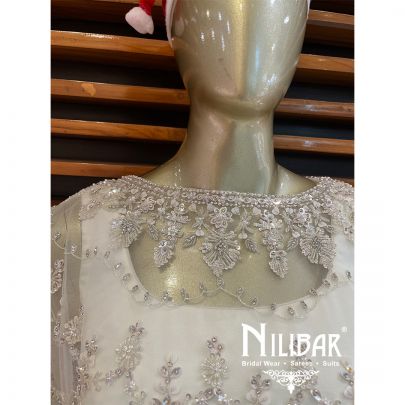 White Silk Indo Western Co-ord Set