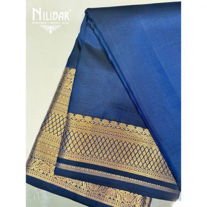 Blue Silk Kanjivaram Saree