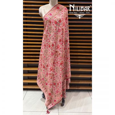 Pink Pure Silk Dupatta