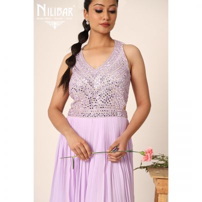 Lilac Georgette Jumpsuit