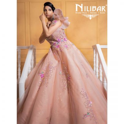 Salmon Pink Gown
