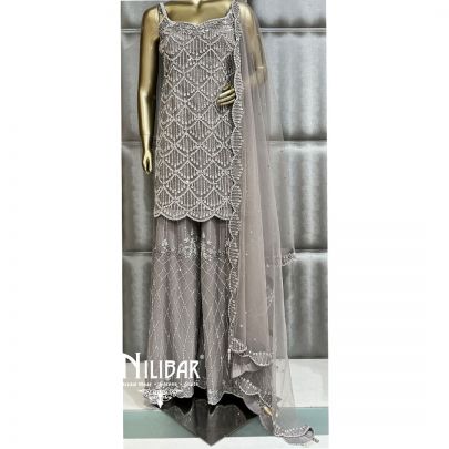Dark Mocha Net Suit Set