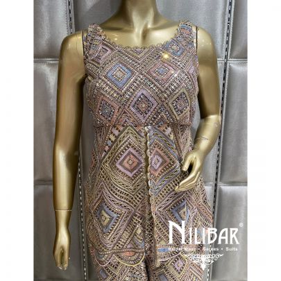 Gray Net Co-ord Set