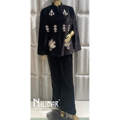 Black Velvet Co-ord Set