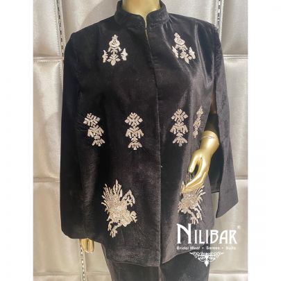 Black Velvet Co-ord Set