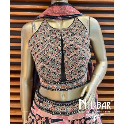 Black Velvet Casual Lehenga