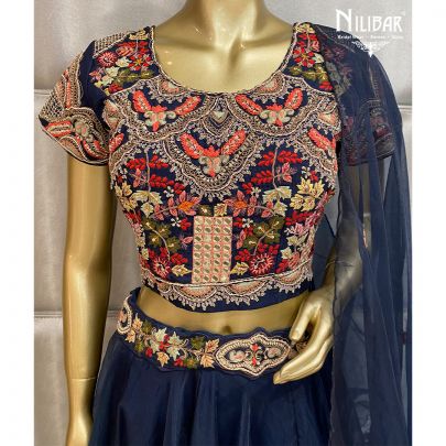 Midnight Blue Lehenga