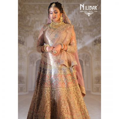 Mouse Net Bridal Lehenga