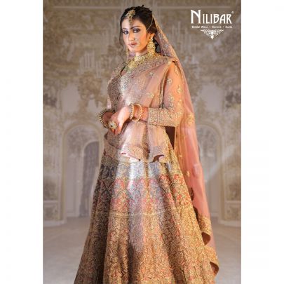 Mouse Net Bridal Lehenga