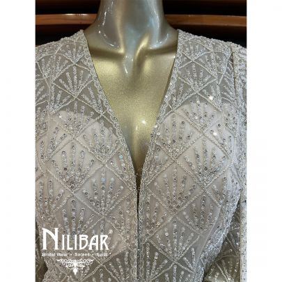 White Net Garara Suit