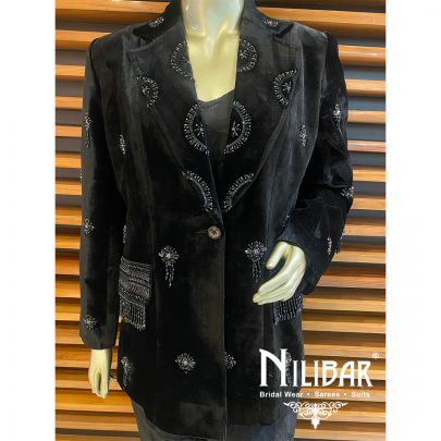 Black Velvet Co-ord Set