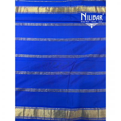 Royal Blue Silk Saree With Detailed Boarder