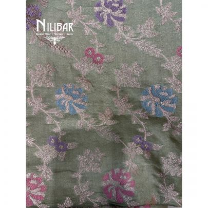 Pista Green Banarasi Silk Pure Saree