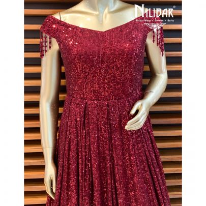 Maroon Gown