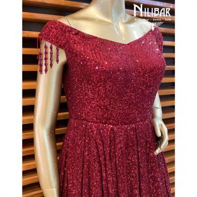 Maroon Gown