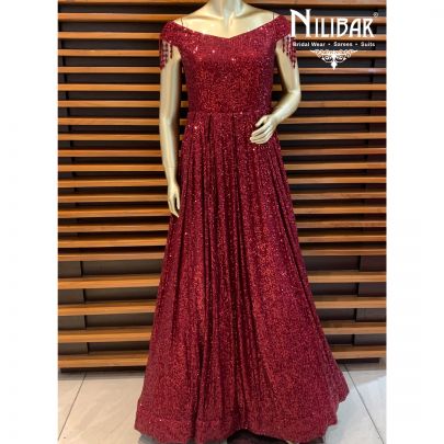 Maroon Gown