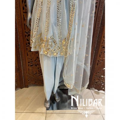Blue Georgette Salwar Suit