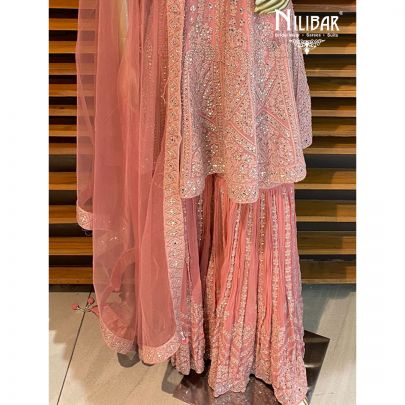 Rose Pink Garara Suit