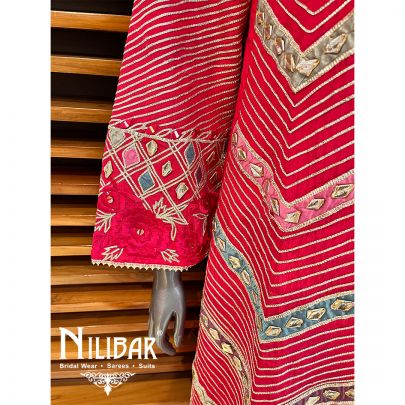 Bright Pink Silk Suit