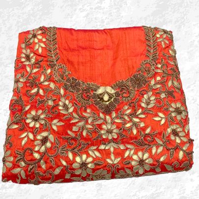 Orange Bridal Lehenga