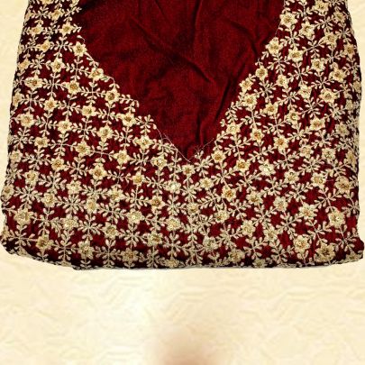 Burgundy Fawn Bridal Lehenga