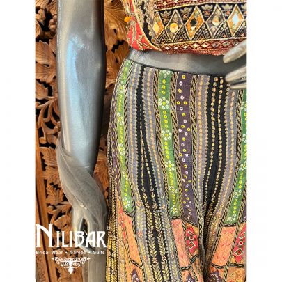 Women's Multi Color Persian Silk Co-Ord Sets - BlackBeads main image 1