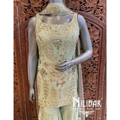 Pista Georgette Garara Suit