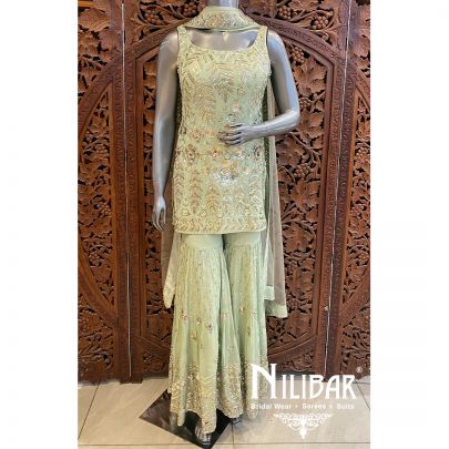 Pista Georgette Garara Suit