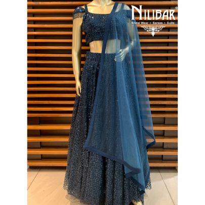 Peacock Green Lehenga