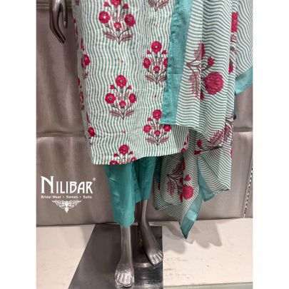 Blue Cotton Kurta Set