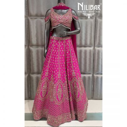 Rani Pink Silk Lehenga