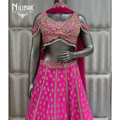 Rani Pink Silk Lehenga