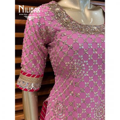 Lilac Georgette Sharara Suit