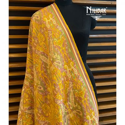 Mustard Jamawar Dupatta